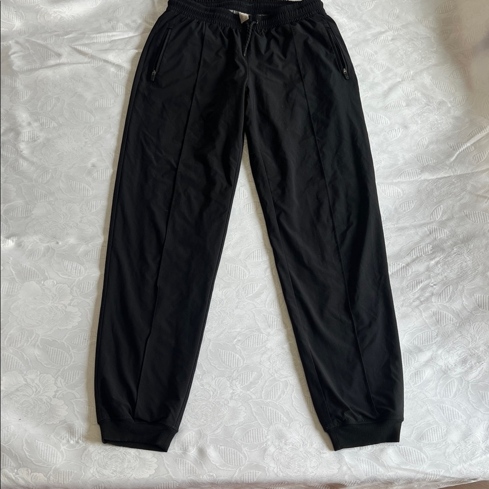 Athleta Girls Classic lined Black Joggers